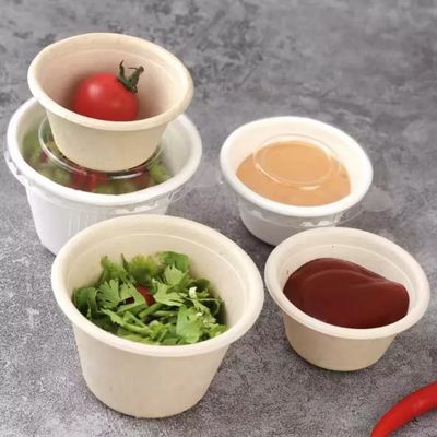 le insalatiere eliminabili della minestra della carta di 1oz 2oz 4oz con i coperchi spartono le tazze