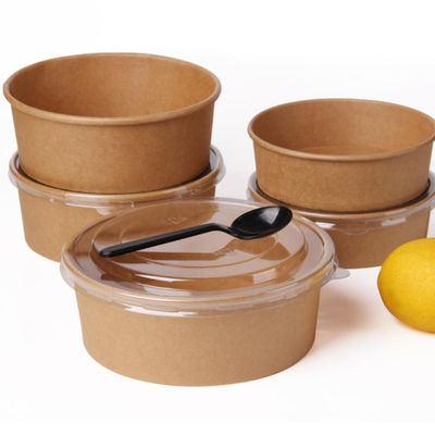 42oz 1300ml intorno alle grandi ciotole eliminabili delle stoviglie eliminabili biodegradabili per minestra calda