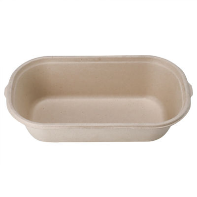 contenitore impermeabile al grasso di a microonde delle stoviglie biodegradabili della bagassa di 850ml 1000ml con il coperchio