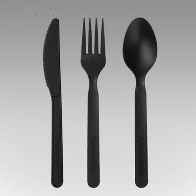 forcelle della coltelleria 100% di PLA CPLA di 9in e coltelli biodegradabili concimabili dei cucchiai