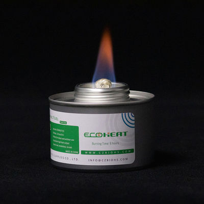 24pcs 6 ore che cucinano il piatto di logoramento dello stoppino del combustibile riforniscono il combustibile liquido di combustibile per il piatto di logoramento