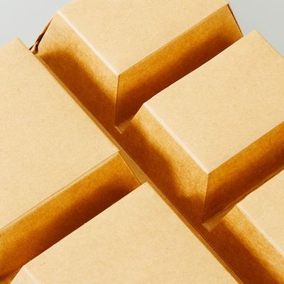 3 4 le stoviglie eliminabili biodegradabili Bento Paper Lunch Box Kraft di 5 compartimenti 3MM