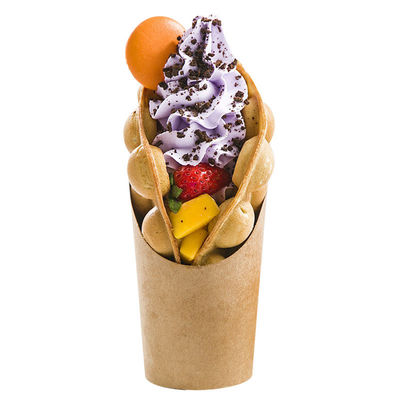 supporto asportabile asportabile del cono della patata fritta della patata fritta di 8oz 12oz della tazza di carta del mestolo