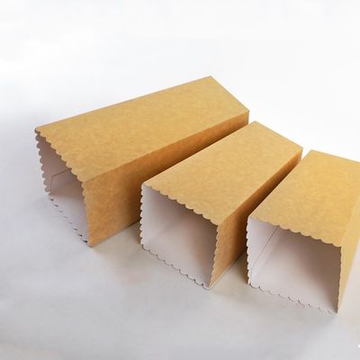 Contenitore d'imballaggio di popcorn senza coperchio eliminabile biodegradabile delle stoviglie delle pepite di CMYK