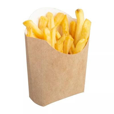 il pe eliminabile di 220gsm Pantone ha ricoperto la patatina fritta Chips Box Packaging di carta kraft