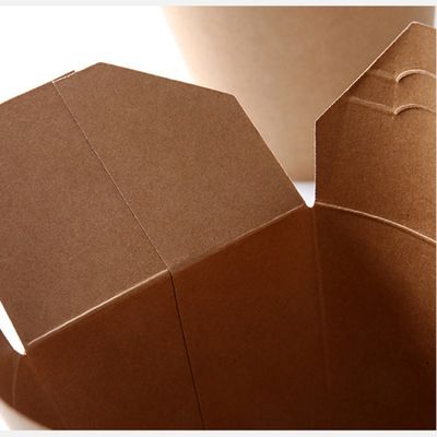 contenitore di carta eliminabile biodegradabile di tagliatella delle stoviglie 8oz 12oz del giro pieghevole 250ml