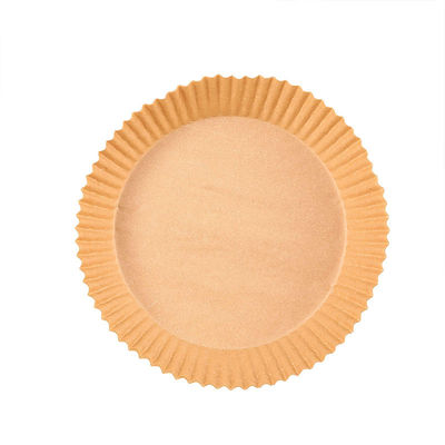Cottura eliminabile rotonda 20cm rivestita di silicone di carta pergamena della friggitrice dell'aria della prova di olio