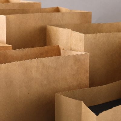 Sacco di carta eliminabile biodegradabile di Candy delle stoviglie di Kraft senza maniglia BSCI