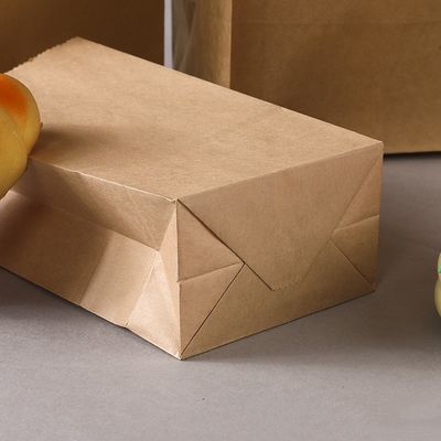 Sacco di carta eliminabile biodegradabile di Candy delle stoviglie di Kraft senza maniglia BSCI