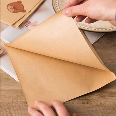 panino aperto impermeabile al grasso della carta della borsa 45gsm di 13x13cm il doppio insacca la tasca dell'involucro dell'hamburger