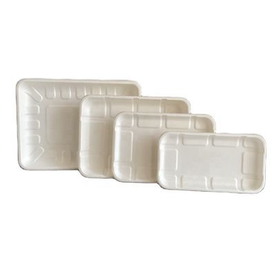 Vassoio sicuro di a microonde eliminabile di verdure della carne di nozze della polpa della bagassa della canna da zucchero della frutta