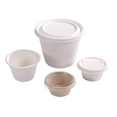 le insalatiere eliminabili della minestra della carta di 1oz 2oz 4oz con i coperchi spartono le tazze