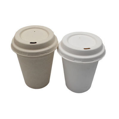 Tazze di caffè asportabili eliminabili biodegradabili libere delle stoviglie 8oz della bagassa di Pfas del latte