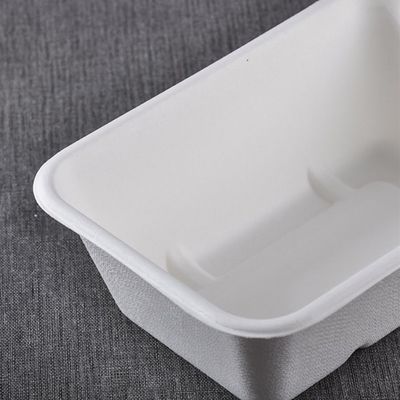 alimenti a rapida preparazione Eco della bagassa di 450ml 550ml dell'insalata biodegradabile naturale delle stoviglie da andare contenitori