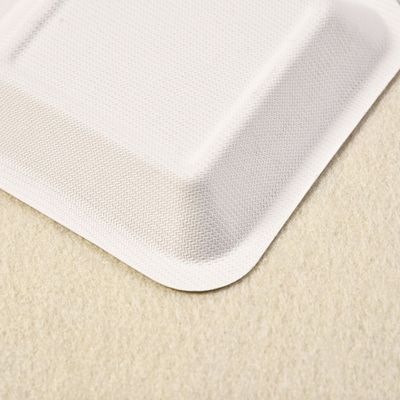 alimento Tray For Party del dessert della cartapesta di 7g Mini Sugarcane Biodegradable Bagasse Tableware