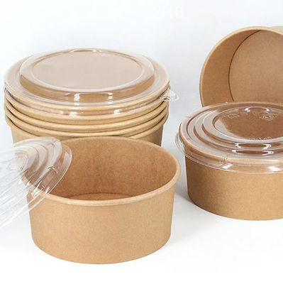 42oz 1300ml intorno alle grandi ciotole eliminabili delle stoviglie eliminabili biodegradabili per minestra calda