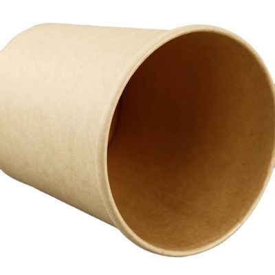 Ciotole di carta serventi del partito 8oz 12oz della minestra eliminabile rivestita della tazza di carta del PE per alimento freddo caldo