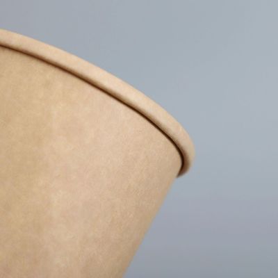 Ciotole di carta serventi del partito 8oz 12oz della minestra eliminabile rivestita della tazza di carta del PE per alimento freddo caldo