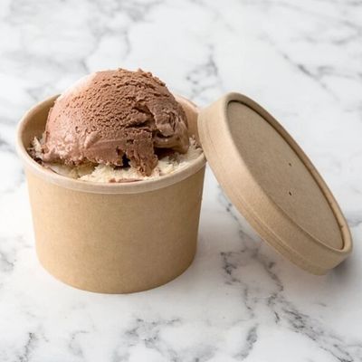 4oz all'imballaggio eliminabile biodegradabile della tazza del gelato delle stoviglie del yogurt 32oz