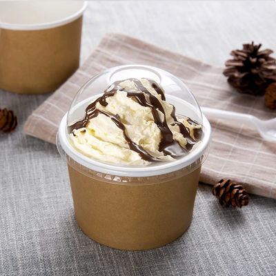 4oz all'imballaggio eliminabile biodegradabile della tazza del gelato delle stoviglie del yogurt 32oz