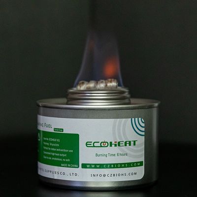 24 calore sicuri liquidi dello stoppino pratico del pacchetto gel di logoramento del combustibile da 6 ore con lo stoppino