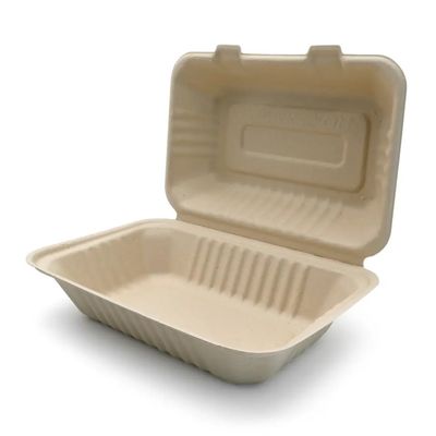 la polpa concimabile della bagassa delle stoviglie del partito del padellame di 600ml 1000ml pranza Bento Box