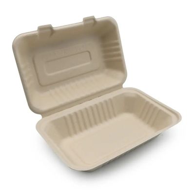 la polpa concimabile della bagassa delle stoviglie del partito del padellame di 600ml 1000ml pranza Bento Box