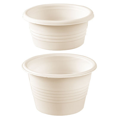 Tazze eliminabili della parte della salsa di condimento delle stoviglie dell'amido di mais 4OZ con i coperchi