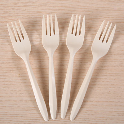 cucchiai biodegradabili delle stoviglie 150mm dell'amido di mais di 6In Eco e posate d'approvvigionamento del coltello delle forcelle