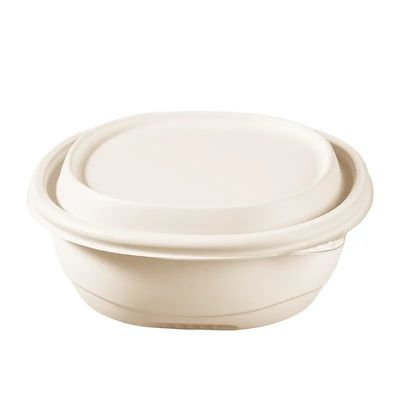 800ml 1050ml biodegradabili eliminano la ciotola di frutta dell'amido di mais dei contenitori con il coperchio