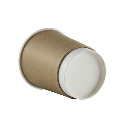 il PE di 10oz 12oz ha ricoperto le tazze di caffè eliminabili doppie della tazza di carta di coperchi
