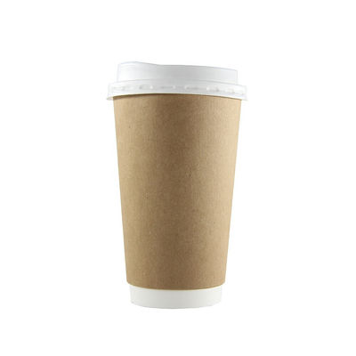il PE di 10oz 12oz ha ricoperto le tazze di caffè eliminabili doppie della tazza di carta di coperchi