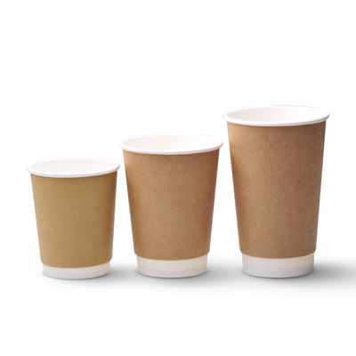 il PE di 10oz 12oz ha ricoperto le tazze di caffè eliminabili doppie della tazza di carta di coperchi