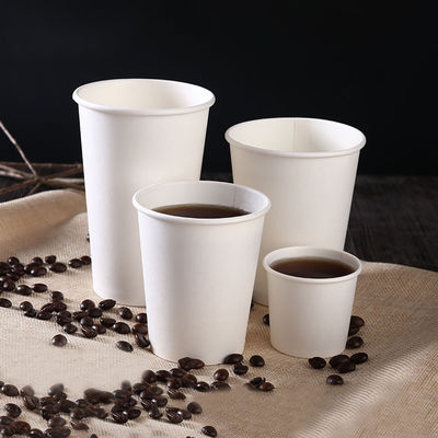 Tazze di caffè beventi su ordinazione del tè 12oz 360ml di Logo Disposable Paper Cups Hot con i coperchi