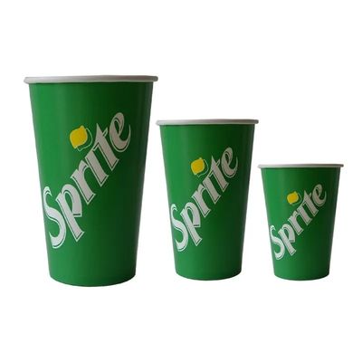 le tazze di carta eliminabili della cola di PLA del PE di 22oz 640ml incartano le tazze fredde 300gsm della bevanda