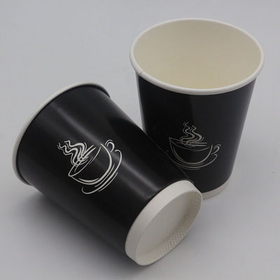 EN13432 tazze di caffè asportabili su ordinazione di carta eliminabili delle tazze 400Ml 12Oz con il coperchio